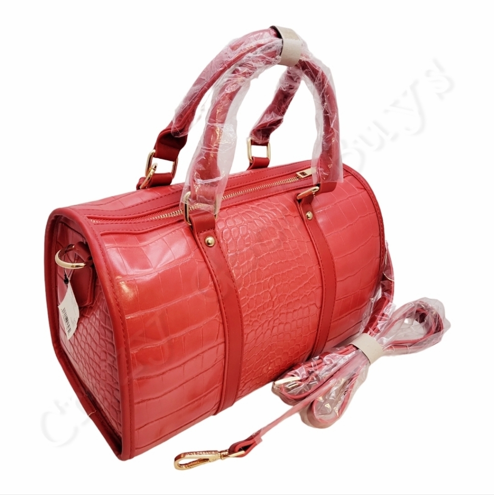 Like Dreams Lala Croc Alligator Handbag Tote Purse w/Removeable Strap, Mini Bag - Picture 2 of 6